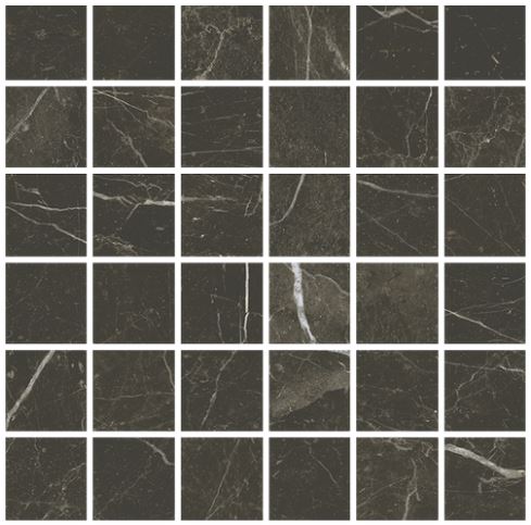 ÉLITE Mosaico Tessere Dark Brown 30x32cm Glossy Rett. ÉLITE Mosaico Tessere Dark Brown 30x32cm Glossy Rett.