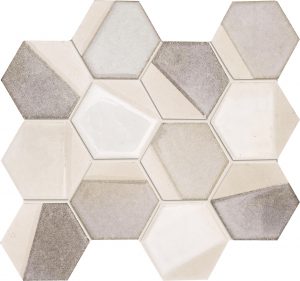 ART  Mosaico Esagona Dek  Sand    34,5x29,8cm Spess. 9mm