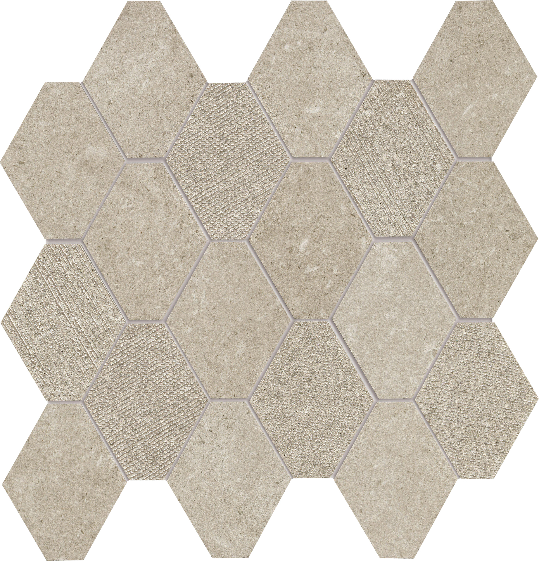 EPIKA Almond Mosaico Losanga Dek 30,5x32cm Rett. EPIKA Almond Mosaico Losanga Dek 30,5x32cm Rett.
