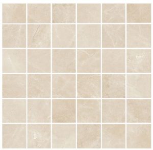 PURITY of MARBLE   Royal Beige    Mosaico Su Rete  30x30cm Rett.