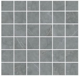 PURITY of MARBLE   Imperial Grey    Mosaico Su Rete  30x30cm Rett.