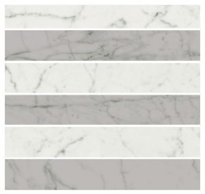 ANTIQUE MARBLE of CERIM  Mosaico 3D Ghots   Marble_01   30x30cm (5x30cm) Nat.