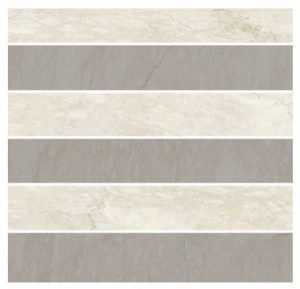 ANTIQUE MARBLE of CERIM  Mosaico 3D Imperial   Marble_04   30x30cm (5x30cm) Nat.