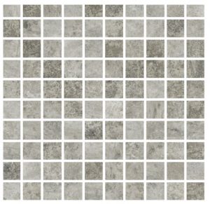 ARTIFACT of CERIM  Mosaico  3D  Used_Grey  30x30cm (5x5cm) Nat.