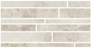 ARTIFACT of CERIM  Modulo Listello Sfalsato   Aged_White  21x40cm