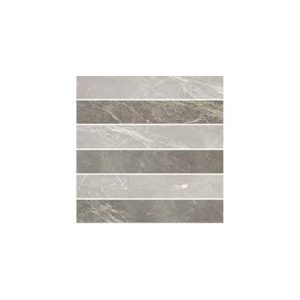 EXALT of CERIM  Mosaico  3D Gray Lace   30x30cm (5x30cm) Lucido