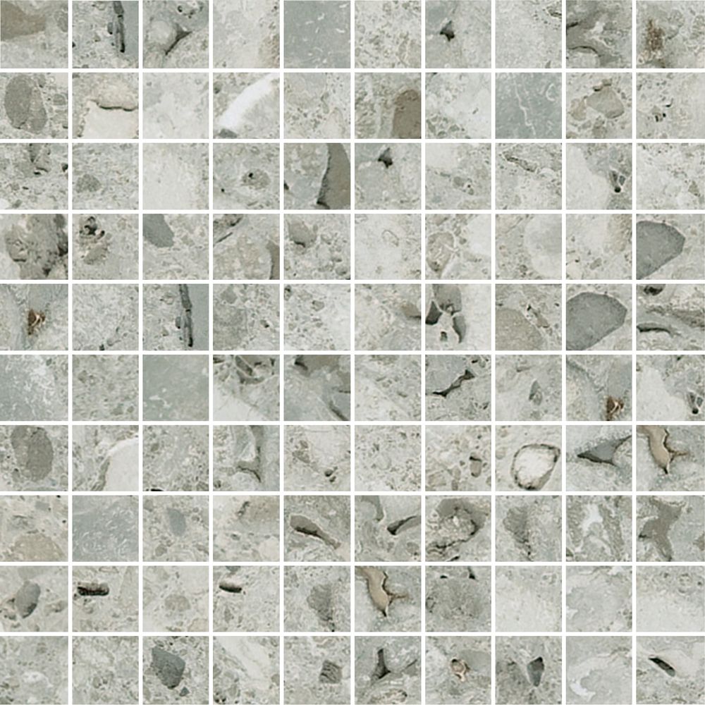 TIMELESS  of CERIM  Mosaico  Ceppo di Gré      30x30cm (3x3cm) Lucido