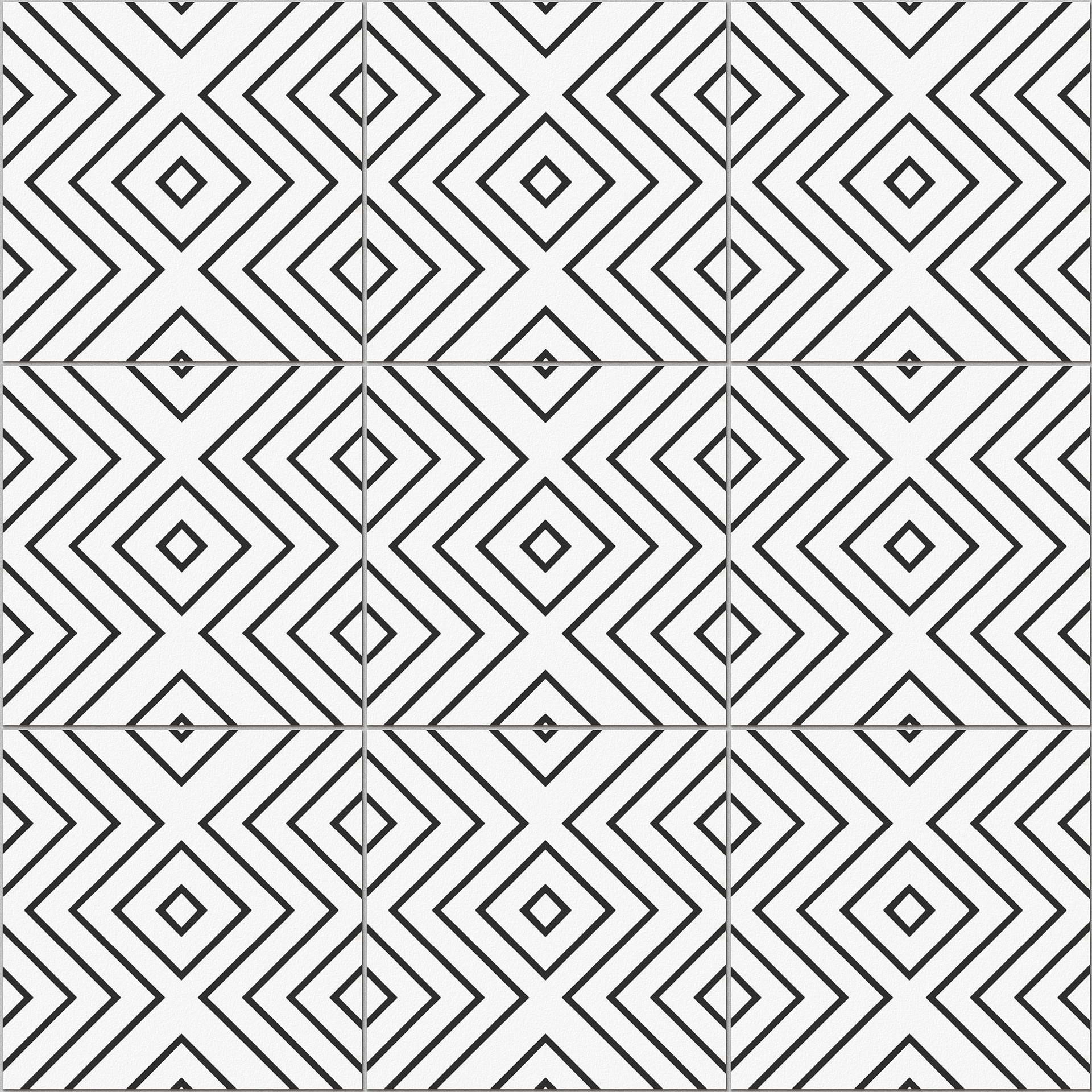 BLACK & WHITE Labyrinth 20,5x20,5cm BLACK & WHITE Labyrinth 20,5x20,5cm