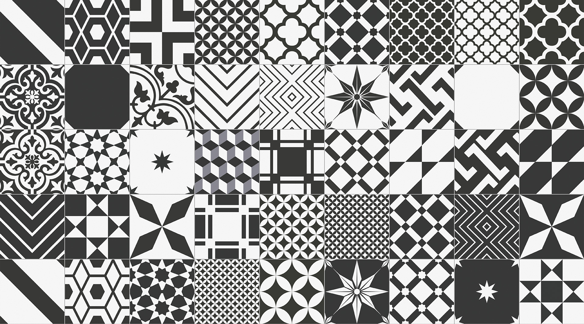 BLACK & WHITE Mix 20,5x20,5cm BLACK & WHITE Mix 20,5x20,5cm