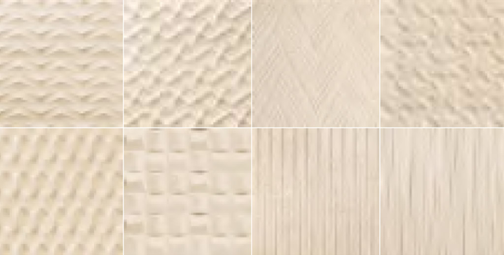CALCAREA Decoro Stone 3D Beige 20x20 cm Rett. CALCAREA Decoro Stone 3D Beige 20x20 cm Rett.