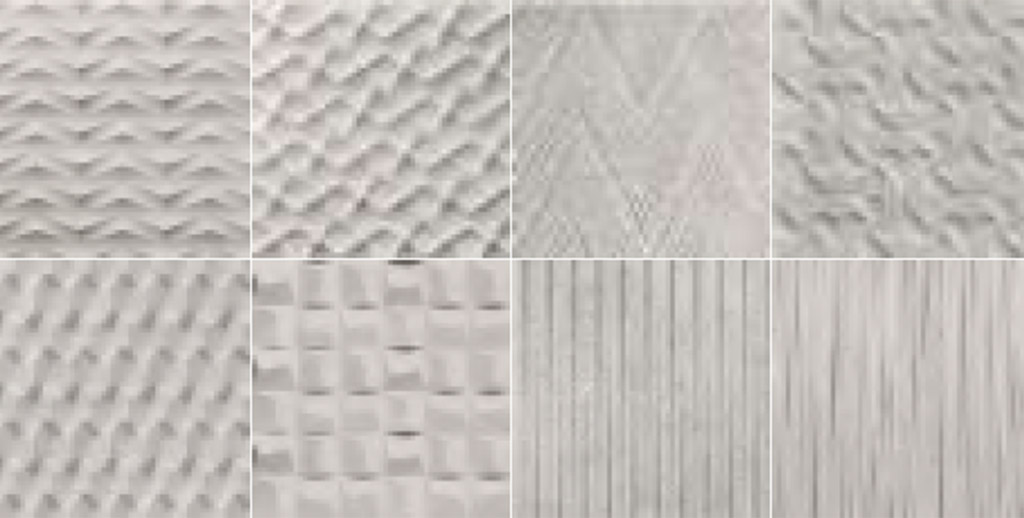 CALCAREA Decoro Stone 3D Grigio 20x20 cm Rett. CALCAREA Decoro Stone 3D Grigio 20x20 cm Rett.
