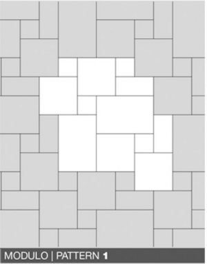 SAINT TROPEZ  Ivory  20x20cm, 40x20cm, 40x40cm, 60x40cm Modular R10