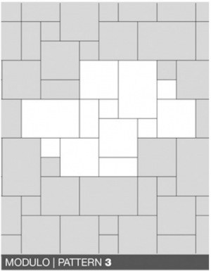 SAINT TROPEZ  Ivory  20x20cm, 40x20cm, 40x40cm, 60x40cm Modular R10