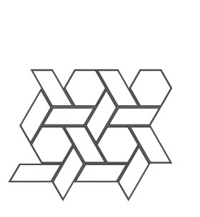 GENESIS  Mosaico Penrose**  Grey/Miele  30x26cm