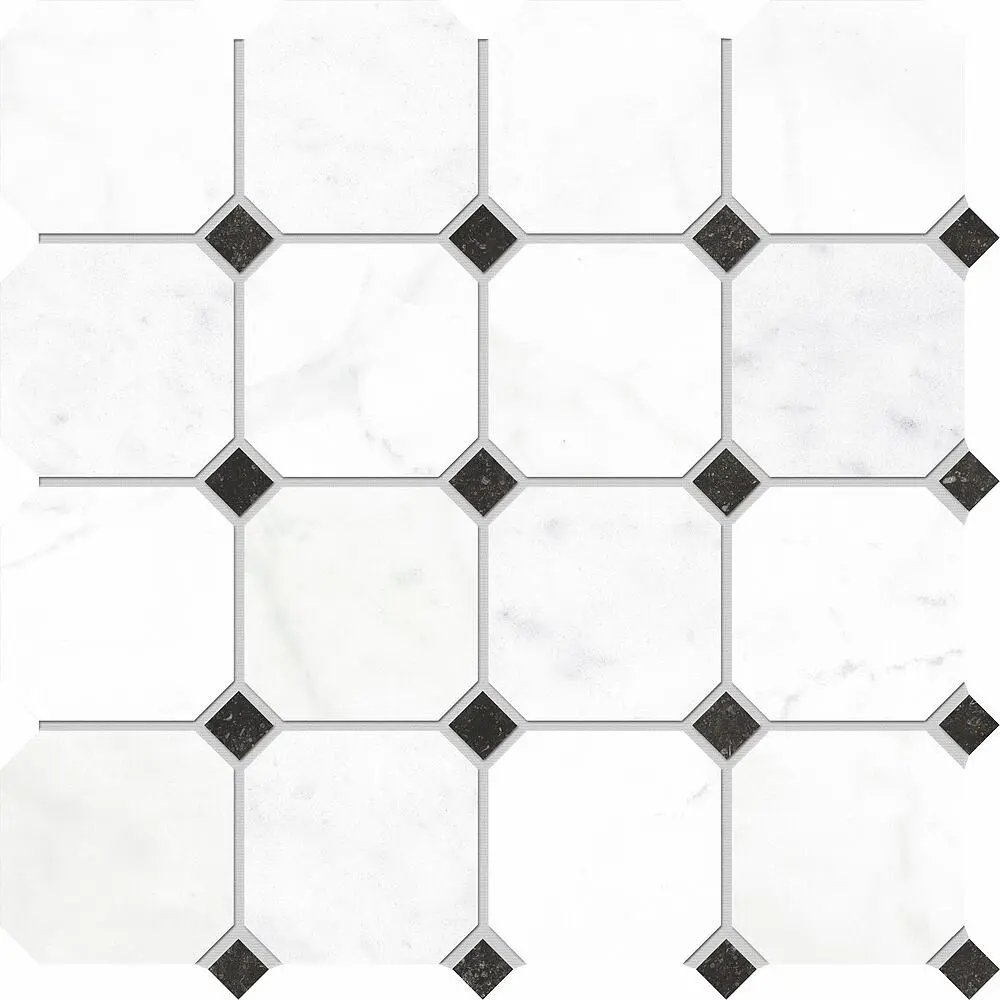 CONCERT Mosaico Ottagono White Foglio 30x30cm CONCERT Mosaico Ottagono White Foglio 30x30cm