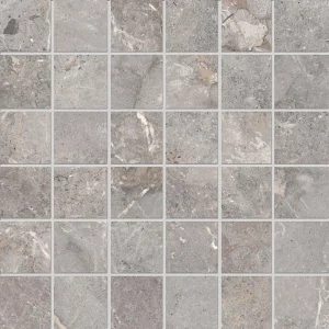 GOLDEN AGE  Mosaico 5x5cm  Grey  Foglio 30x30cm