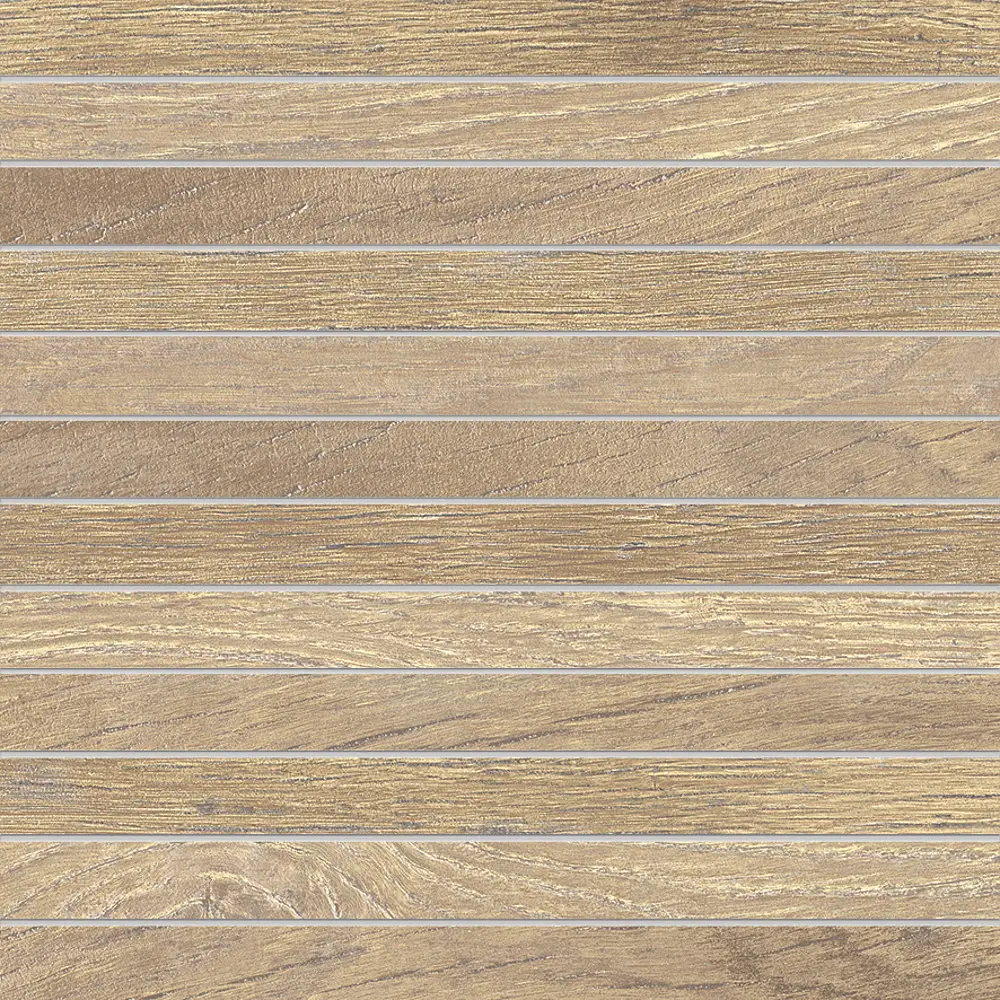 W3 Patinbeige Mocaico Slats Foglio 30x30cm W3 Patinbeige Mocaico Slats Foglio 30x30cm