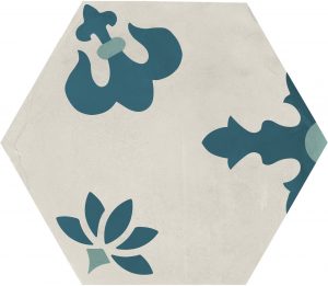 TERRA.ART 1741 Giglio  Oceano/Cielo  25x21,6cm Esagona