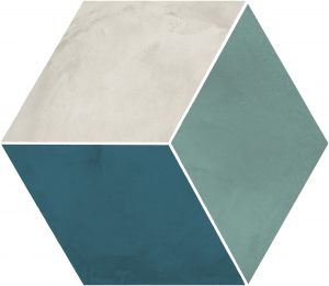 TERRA.ART 1741 Rombo  Oceano/Cielo  25x21,6cm Esagona