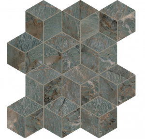 FOYER ROYAL  Green  26x28cm Tessere Rombi Reflex hr. 9mm