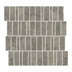 PEDRA AZUL   Greige  Mosaico Mix 30x30cm Rett.