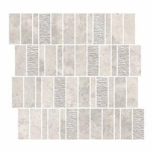 PEDRA AZUL  Ivory   Mosaico Mix 30x30cm Rett.