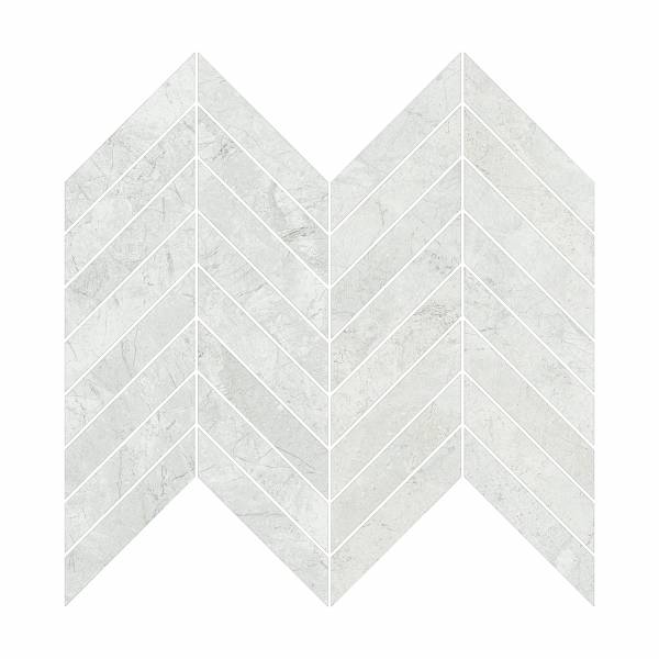 RIVER White Mosaico Chevron 26x32,5cm Lucido Rett. RIVER White Mosaico Chevron 26x32,5cm Lucido Rett.