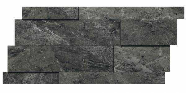 RIVER Graphite Muretto Mix 3D 28,2x58,6cm Rett. RIVER Graphite Muretto Mix 3D 28,2x58,6cm Rett.