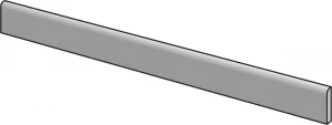 ROCKIN   Ice  Battiscopa 5,5x120cm Nat. Rett. hr. 8,5mm
