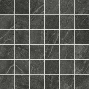 BLUE SAVOY  Graphite  Mosaico 30x30cm Nat. Rett. hr. 8,5mm