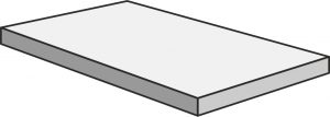 FOUR SEASONS   Chcolate  Angolare Top 32x120x4,5x2cm Nat. Rett. hr.8,5mm DX