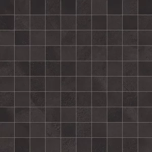 ARCHITECT RESIN Bruxelles Black  Mosaico 3x3cm (Chip 2,8x2,8cm) 30x30cm Nat.  9,5mm