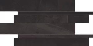 ARCHITECT RESIN Bruxelles Black  Listelli Sfalsati 30x60cm Nat.  9,5mm