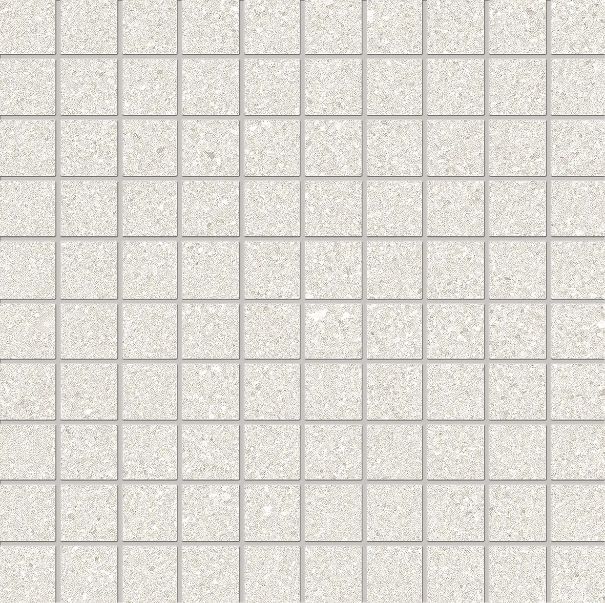 GRAIN STONE White Fine Grain Mosaico (3x3cm) 30x30cm Nat. GRAIN STONE White Fine Grain Mosaico (3x3cm) 30x30cm Nat.