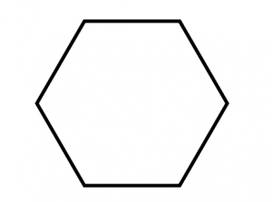 HOME Whitepastel Esagono 16,7x14,5cm