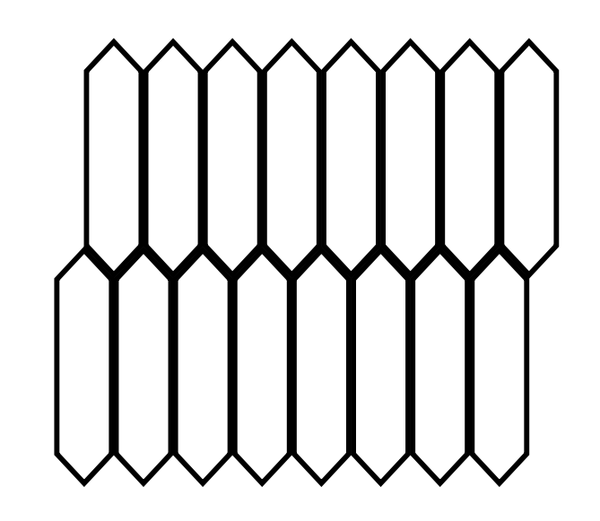 HOME Whitepastel Mosaico Picket Foglio 29x25,7cm HOME Whitepastel Mosaico Picket Foglio 29x25,7cm