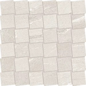 STONETALK White Mosaico DADO  Martellata  30x30cm Nat. 9,5mm