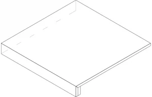 KOTTO XS Calce Angolare 30x30x3,2x3,2cm Nat. Rett. hr. 9,5mm