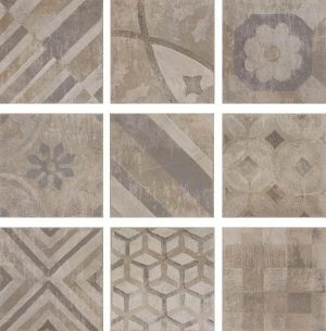 KOTTO XL  Terra  Dekó Art 20x20cm Nat. Rett. hr. 9,5mm