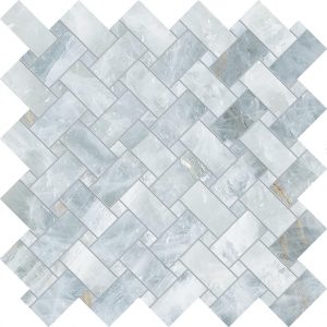 TELE DI MARMO PRECIOUS  Crystal Azure  Intrecci 30x30 cm Silktech hr. 9,5mm