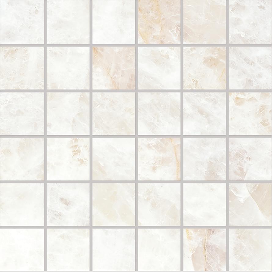 TELE DI MARMO PRECIOUS Crystal White Mosaici 30x30 cm (5x5cm) Silktech hr. 9,5mm TELE DI MARMO PRECIOUS Crystal White Mosaici 30x30 cm (5x5cm) Silktech hr. 9,5mm