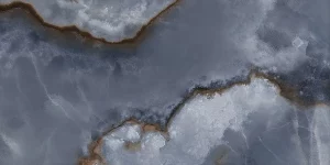 TELE DI MARMO ONYX  Onyx  Blue  60x120cm Full Lap. Rett. hr. 9,5mm