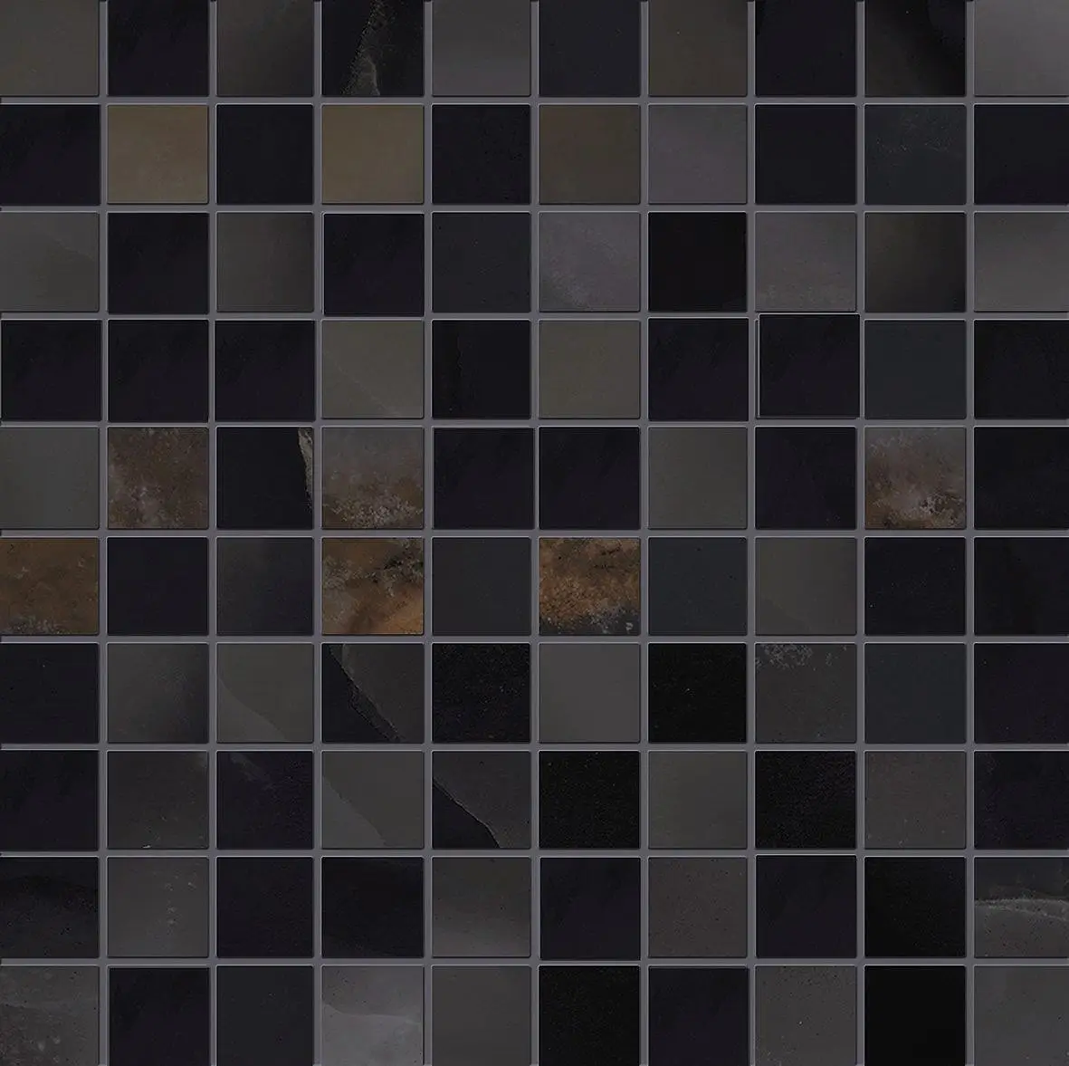 TELE DI MARMO ONYX Onyx Black Mosaico 30x30cm (3x3cm) Silktech hr. 9,5mm TELE DI MARMO ONYX Onyx Black Mosaico 30x30cm (3x3cm) Silktech hr. 9,5mm