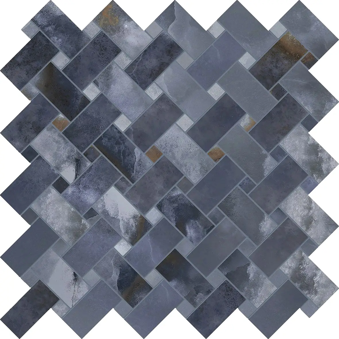 TELE DI MARMO ONYX Onyx Blue Intrecci 30x30cm Silktech hr. 9,5mm TELE DI MARMO ONYX Onyx Blue Intrecci 30x30cm Silktech hr. 9,5mm