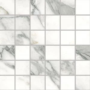 TELE DI MARMO SELECTION Arabescato Corchia   Mosaico 30x30cm (5x5cm) Nat. hr. 9,5 mm