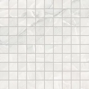 TELE DI MARMO SELECTION  White Paradise  Mosaico 30x30cm (3x3cm) Nat. hr. 9,5 mm