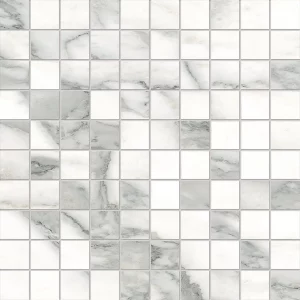 TELE DI MARMO SELECTION  Arabescato Corchia  Mosaico 30x30cm (3x3cm) Nat. hr. 9,5 mm