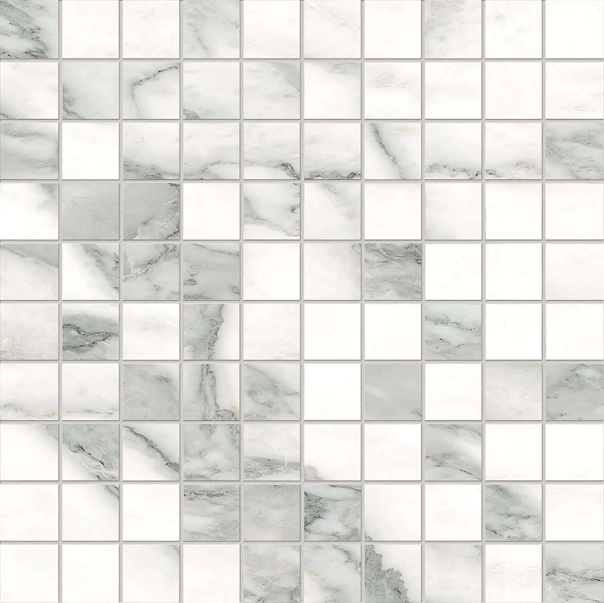 TELE DI MARMO SELECTION Arabescato Corchia Mosaico 30x30cm (3x3cm) Nat. hr. 9,5 mm TELE DI MARMO SELECTION Arabescato Corchia Mosaico 30x30cm (3x3cm) Nat. hr. 9,5 mm