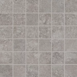 RE-PLAY CONCRETE   Recupero Mosaico  Dark Grey  30x30cm (5x5cm) Nat.  9,5mm