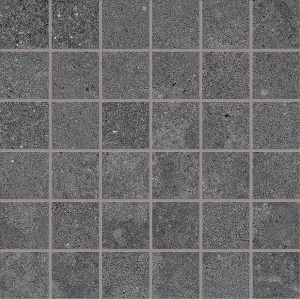 RE-PLAY CONCRETE   Recupero Mosaico Anthracite   30x30cm (5x5cm) Nat.  9,5mm